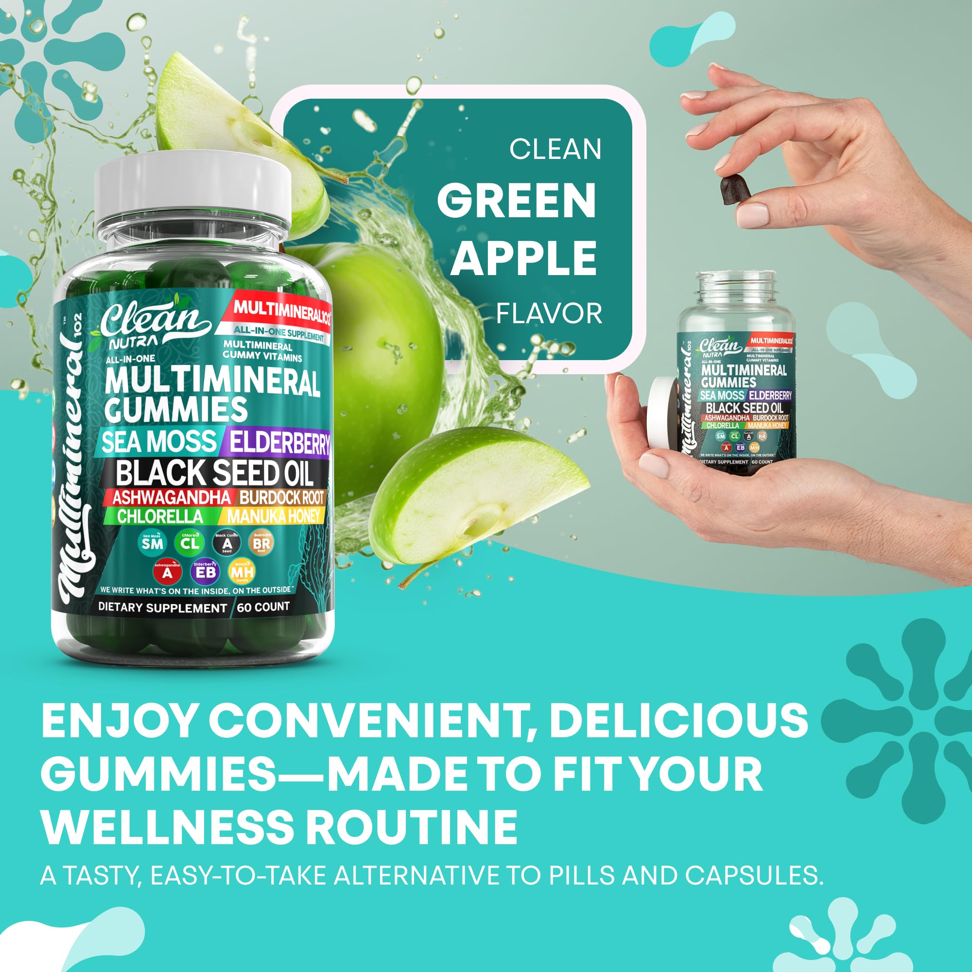Sea Moss Gummies Multimineral Gummy Vitamins

