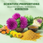 Milk Thistle Liver Support with NAC, Artichoke, Turmeric & Dandelion

