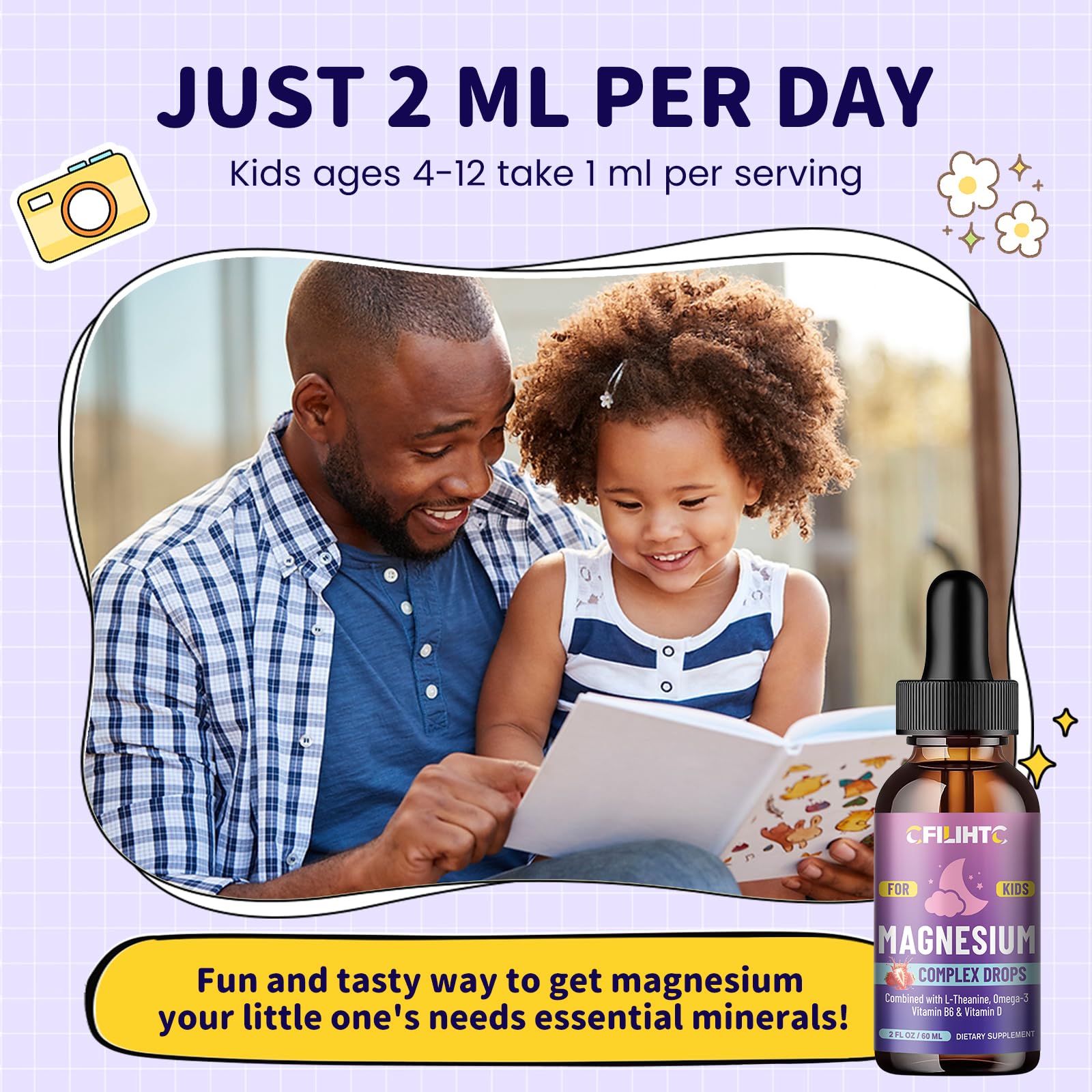 Kids Magnesium Glycinate Liquid Drops - CFILIHTC

