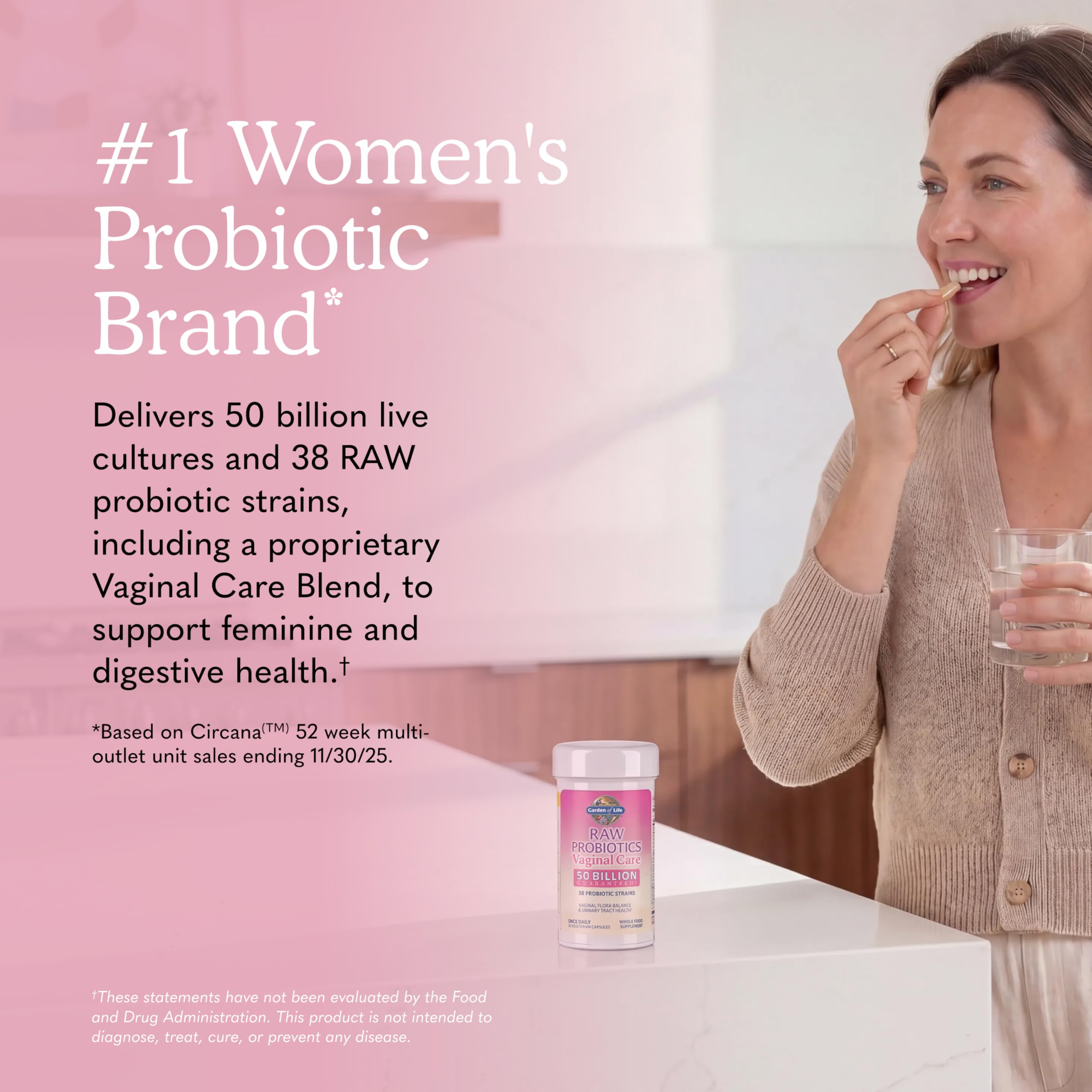 Garden of Life Vaginal Care Probiotics - 50B CFU, 38 Strains


