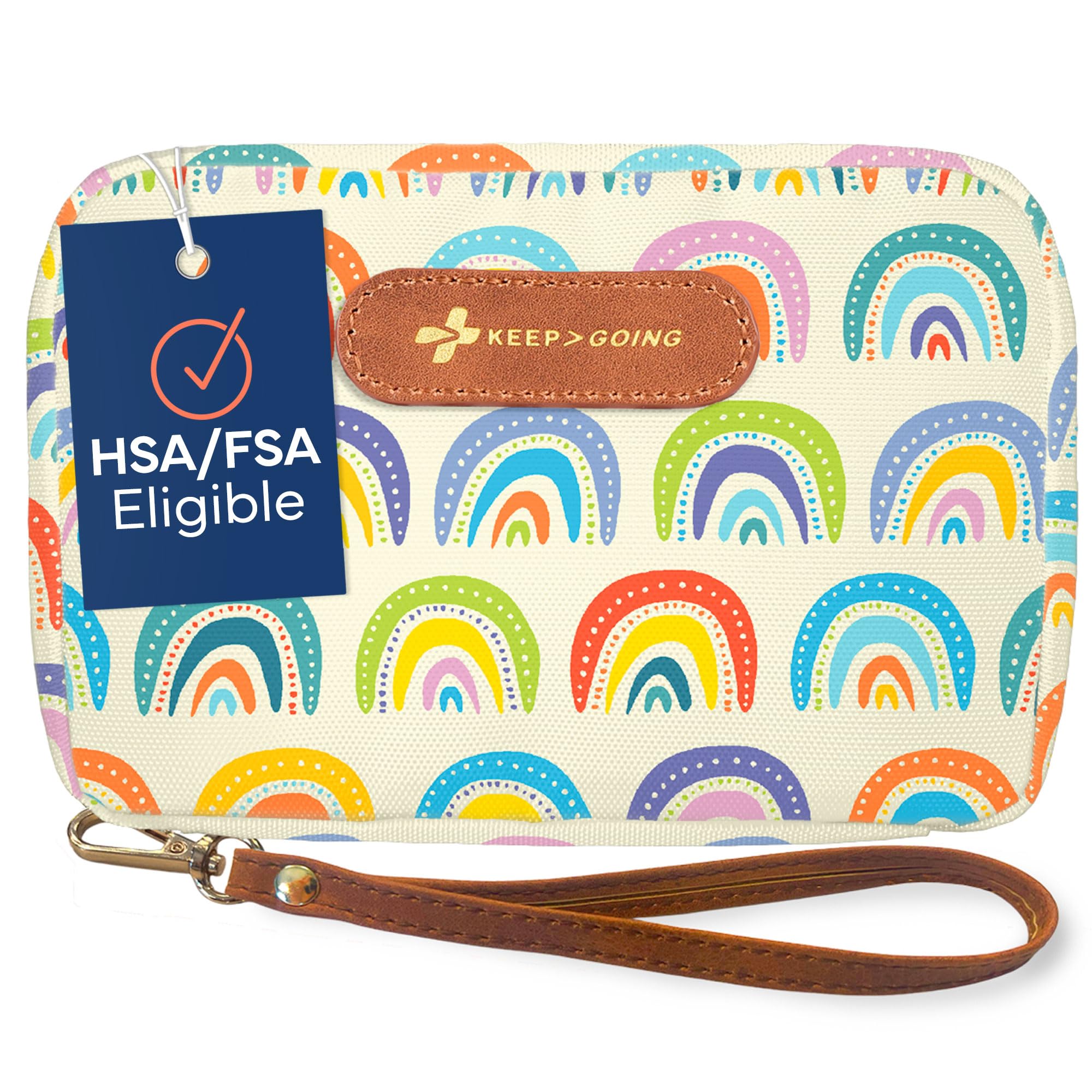 KEEP GOING Travel First Aid Kit – 130 Pc, TSA-Approved