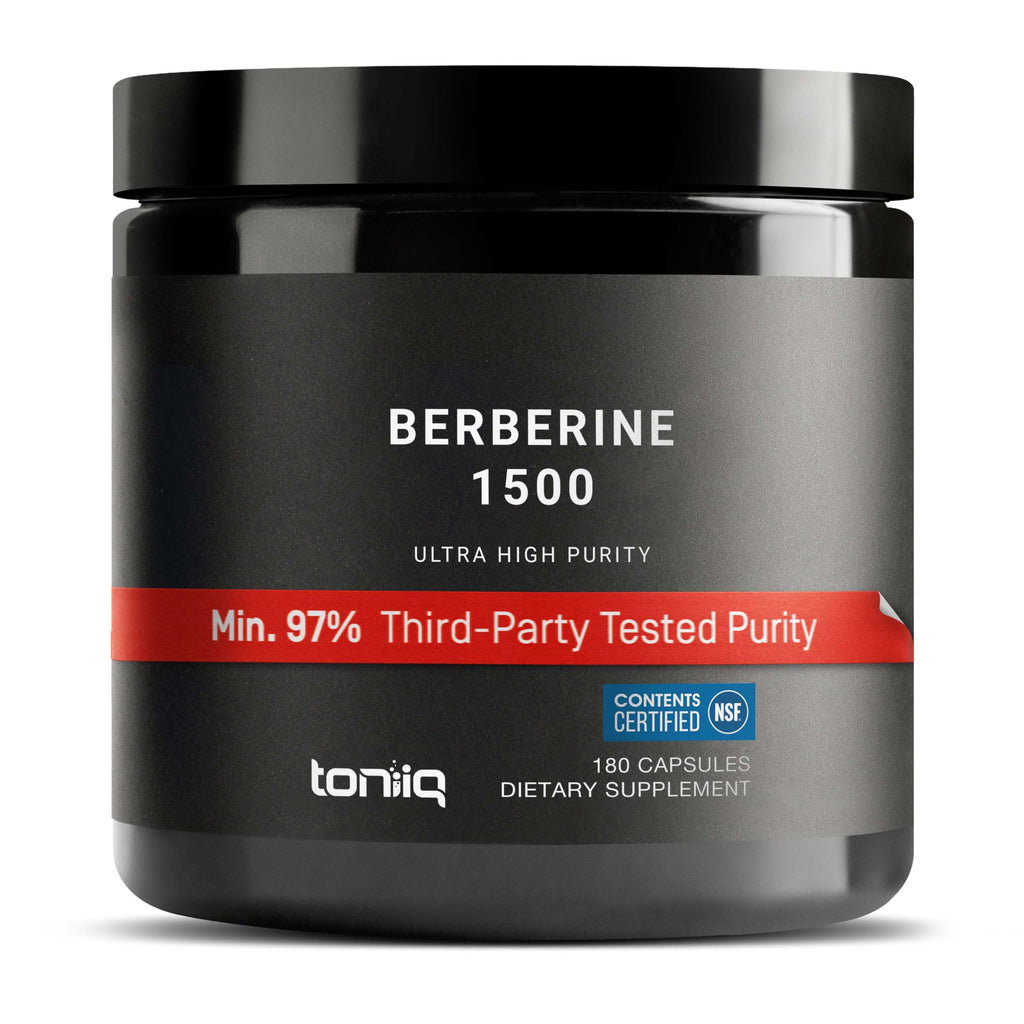 Toniiq Berberine HCl Supplement | GMP-Certified Quality

