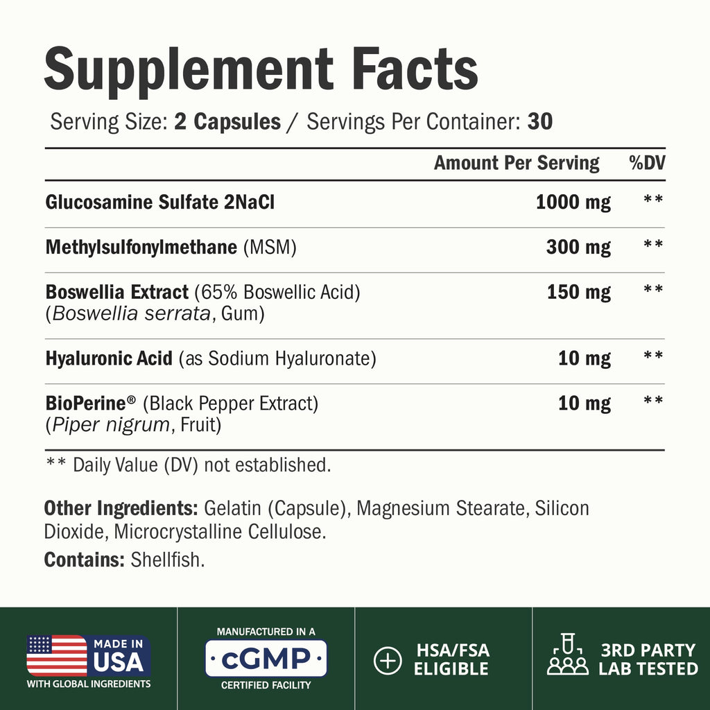 Joint Support Supplement for Mobility | Absorption-Enhanced

