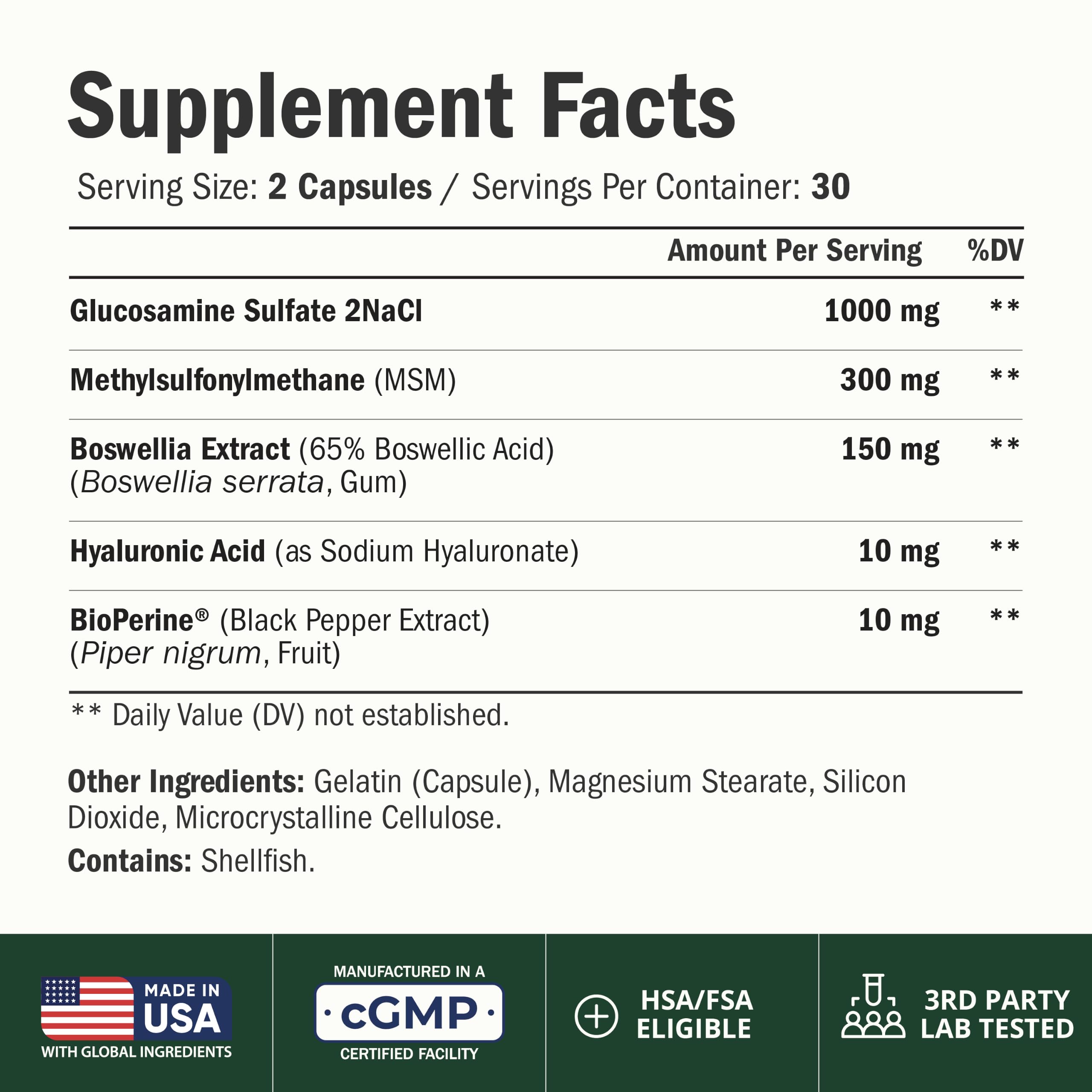 Joint Support Supplement for Mobility | Absorption-Enhanced

