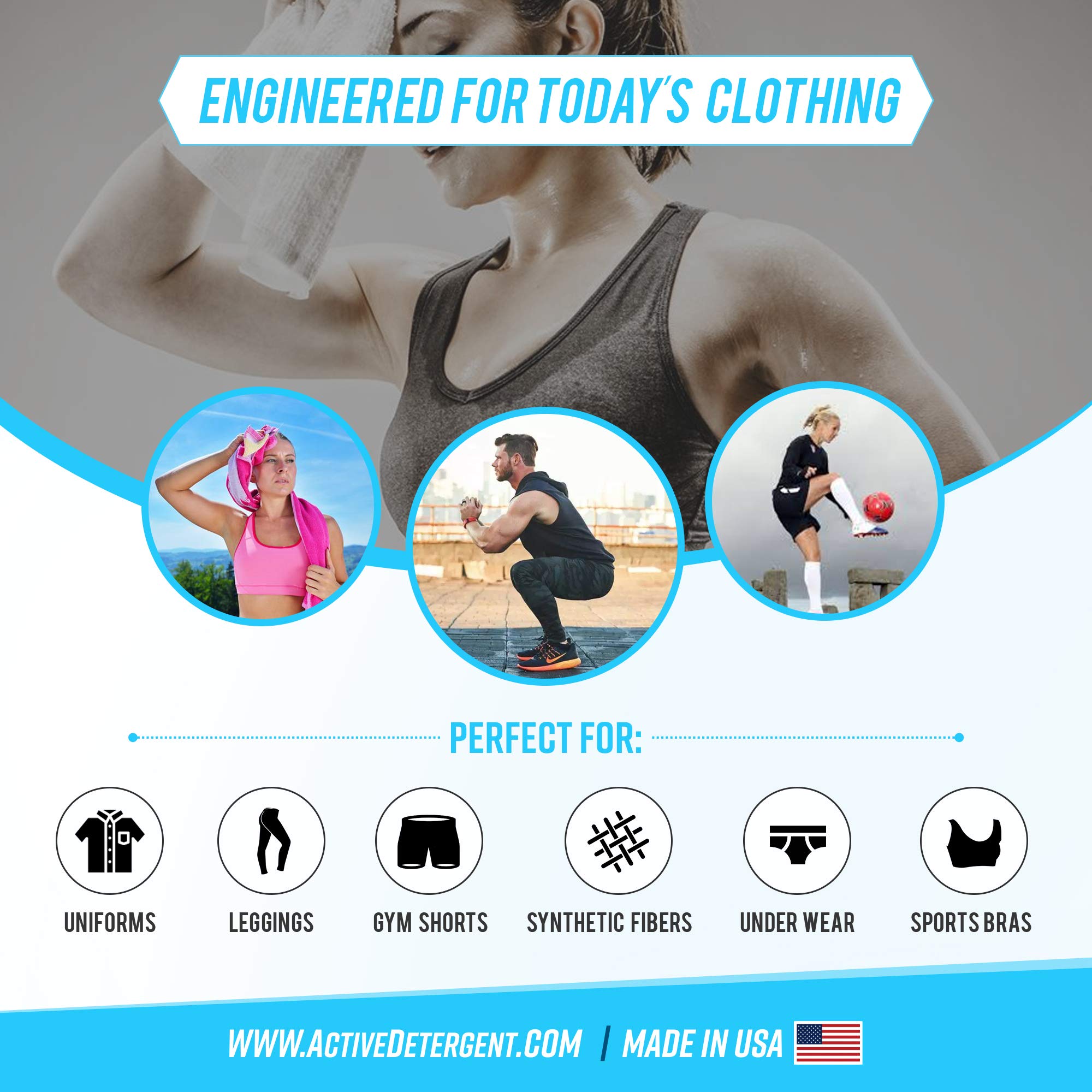 ACTIVE Active Wear Detergent with Plant-Based Enzymes

