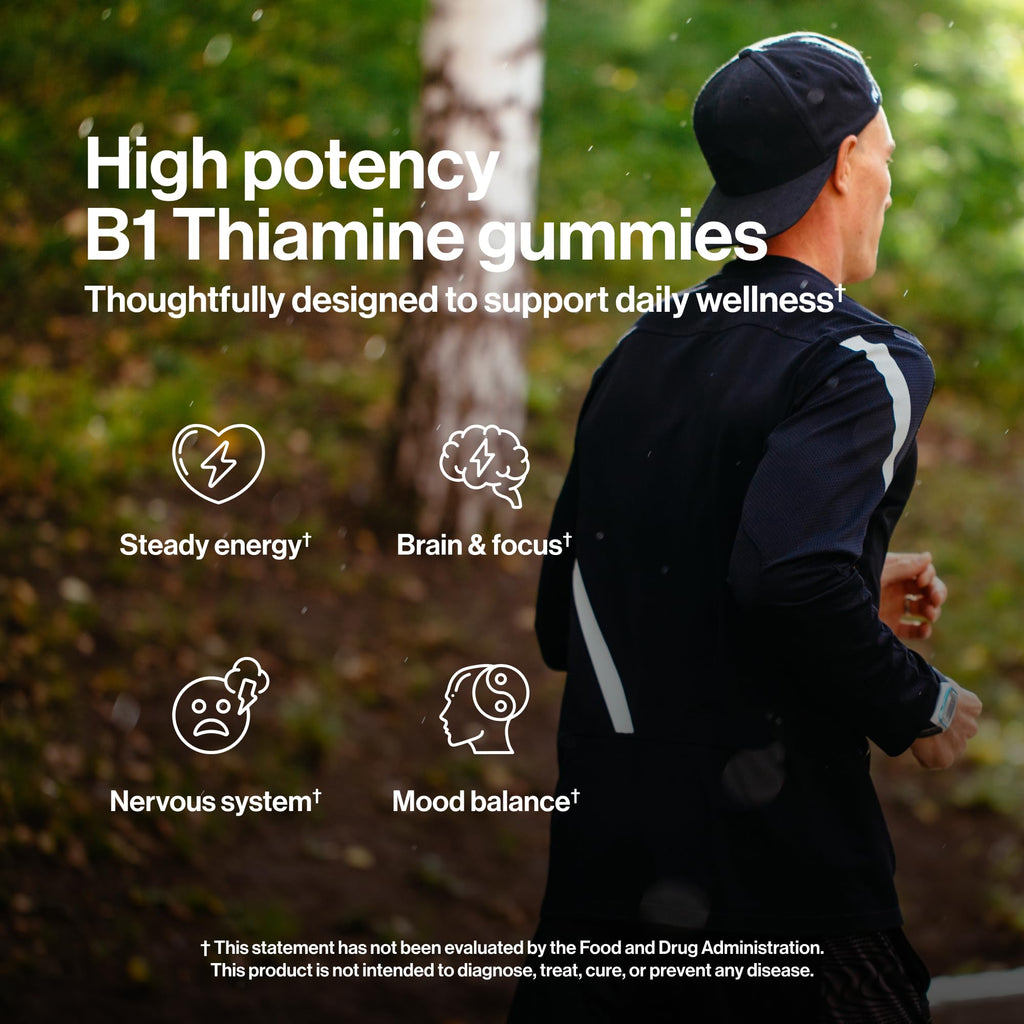 Kindnature Vitamin B1 Gummies – Thiamine for Energy & Nerve

