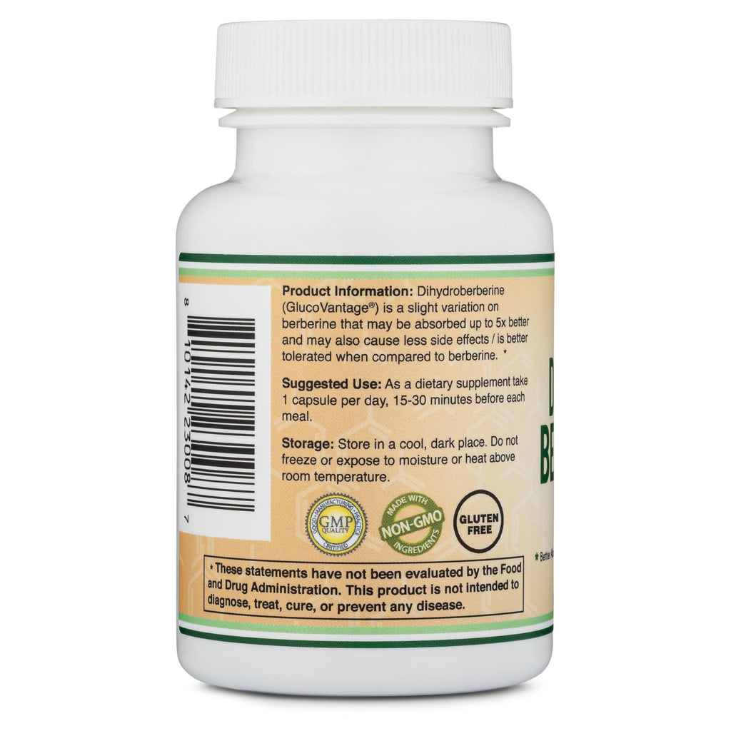 Dihydroberberine Supplement by Double Wood | Absorbs Better

