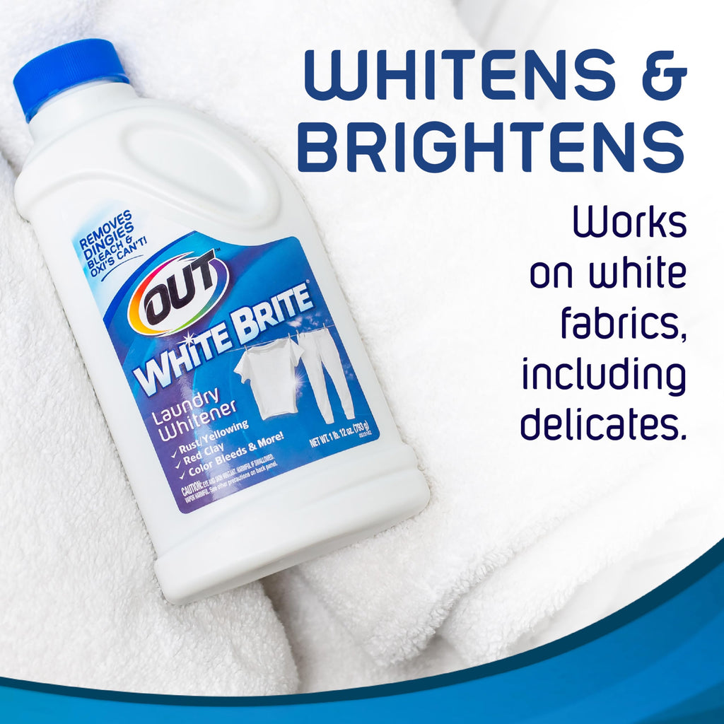 OUT White Brite Laundry Whitener - Stain Remover & Booster

