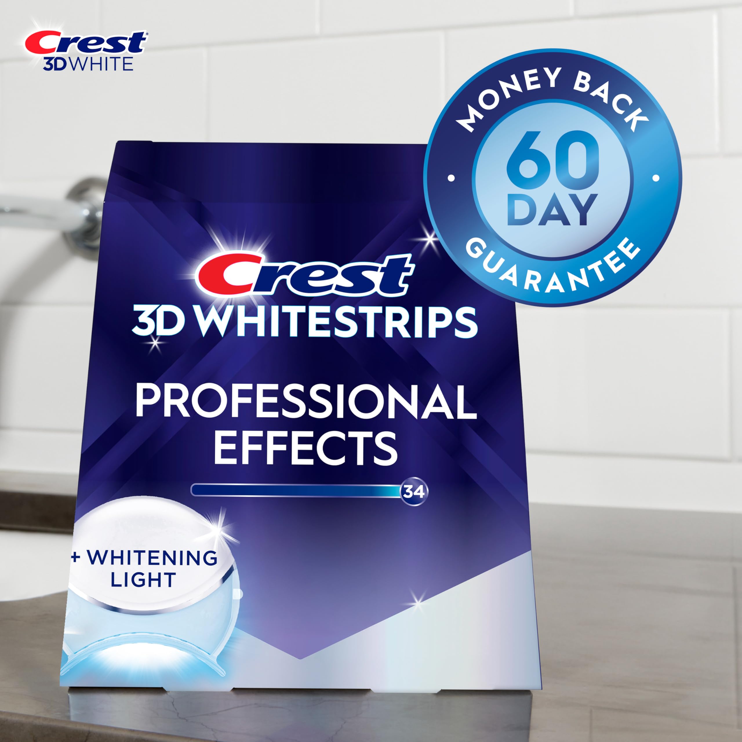 Crest 3D Whitestrips Teeth Whitening Kit | led light


