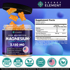 Secret Element Magnesium Glycinate Gummies - High Absorption

