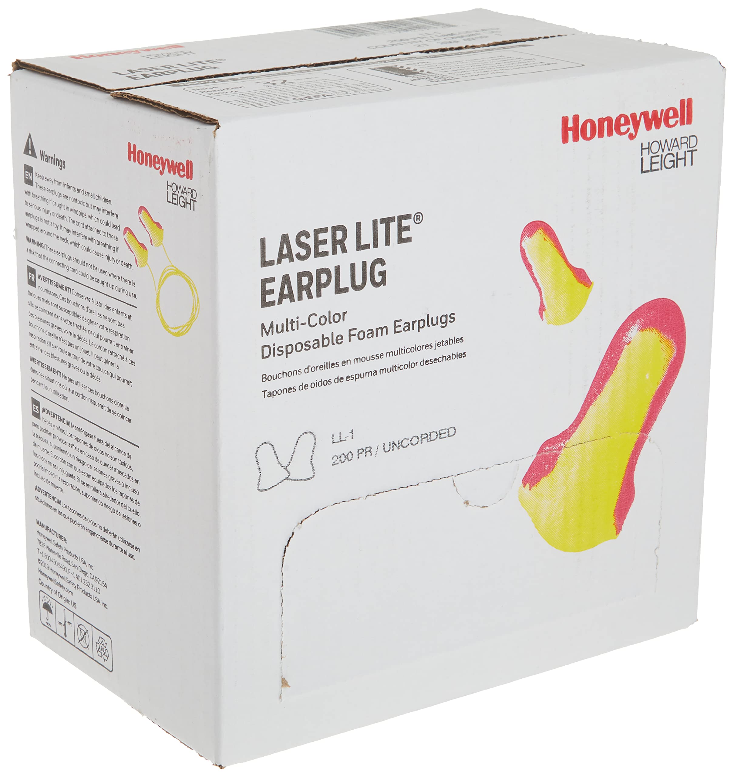 Howard Leight Laser Lite High Visibility Earplugs

