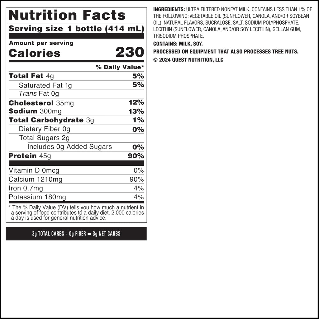 Quest Ready-to-Drink Protein Shake 45g Protein

