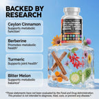 Clean Nutraceuticals Cinnamon Berberine ACV Turmeric Ginseng

