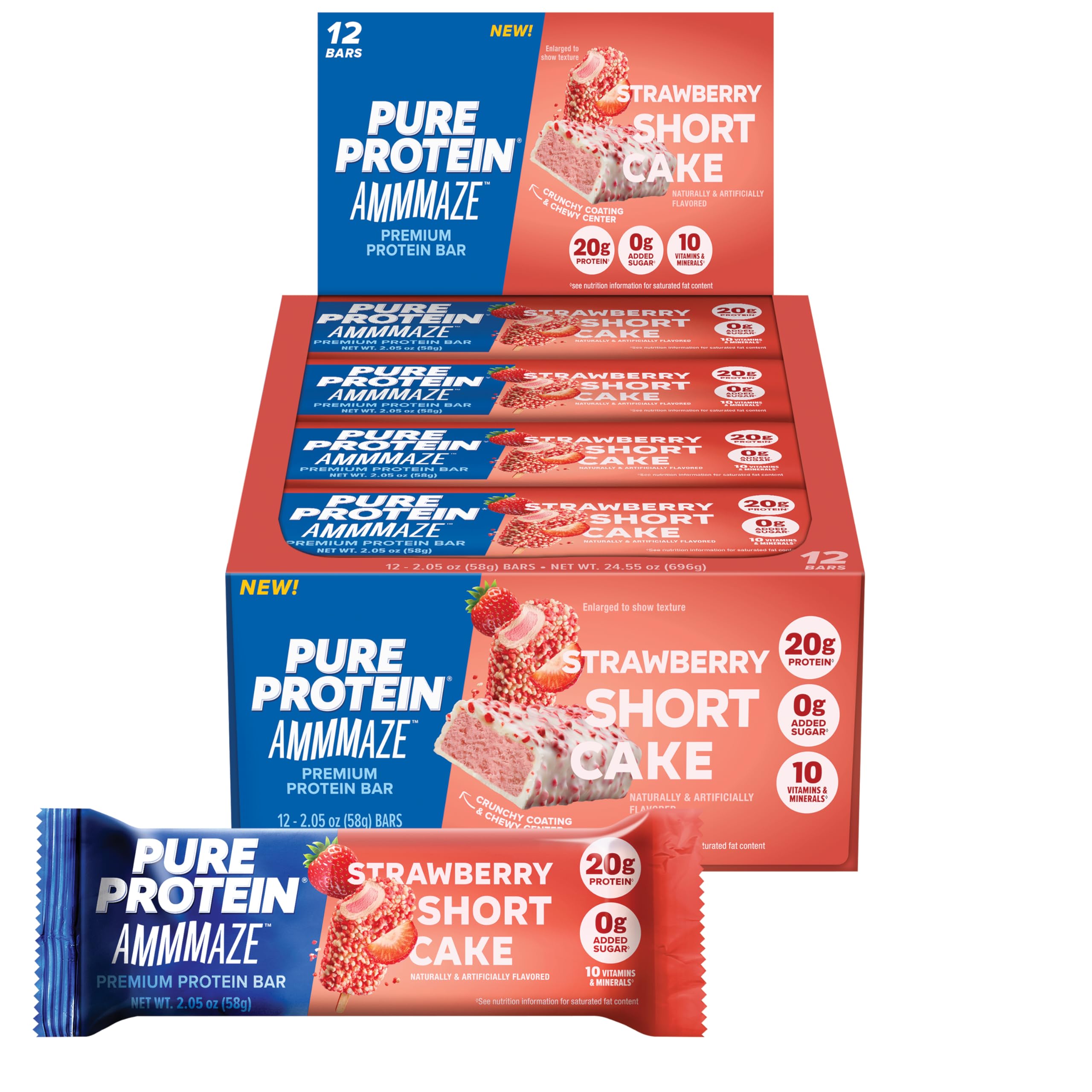 Pure Protein AMMMAZE Bars - High-Protein Snack

