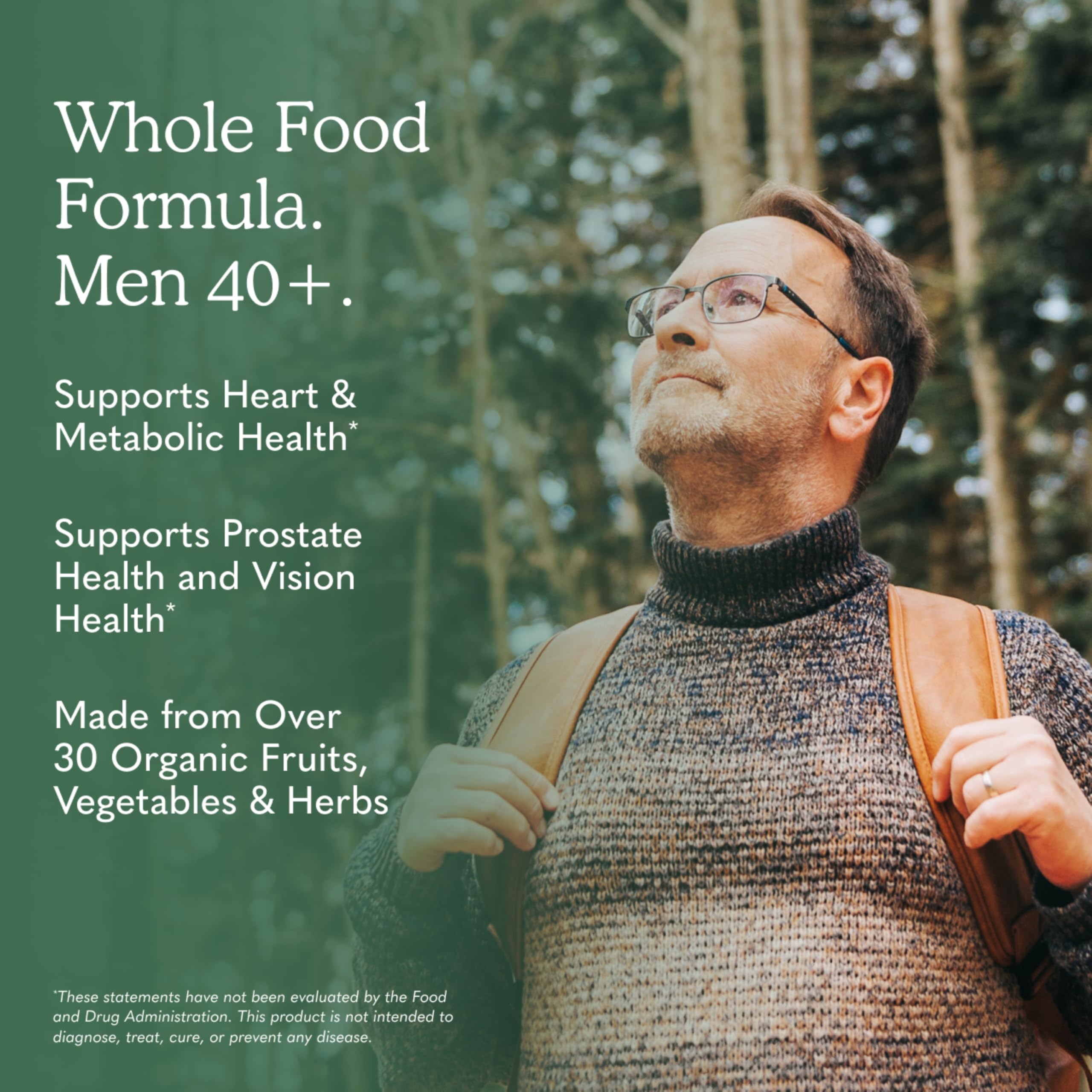 Garden of Life Organics Men’s Multivitamin 40+ - Vegan Organic

