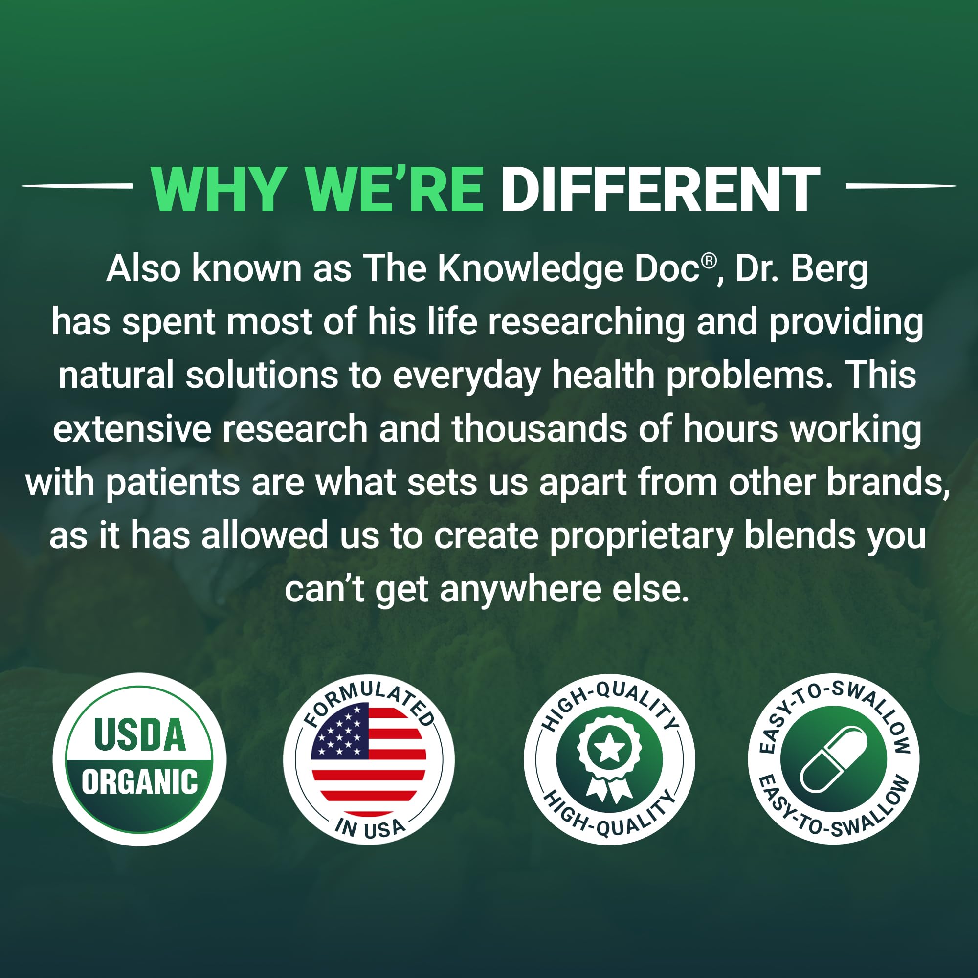 Dr. Berg's Organic Vegetable Tablets - Plant-Based


