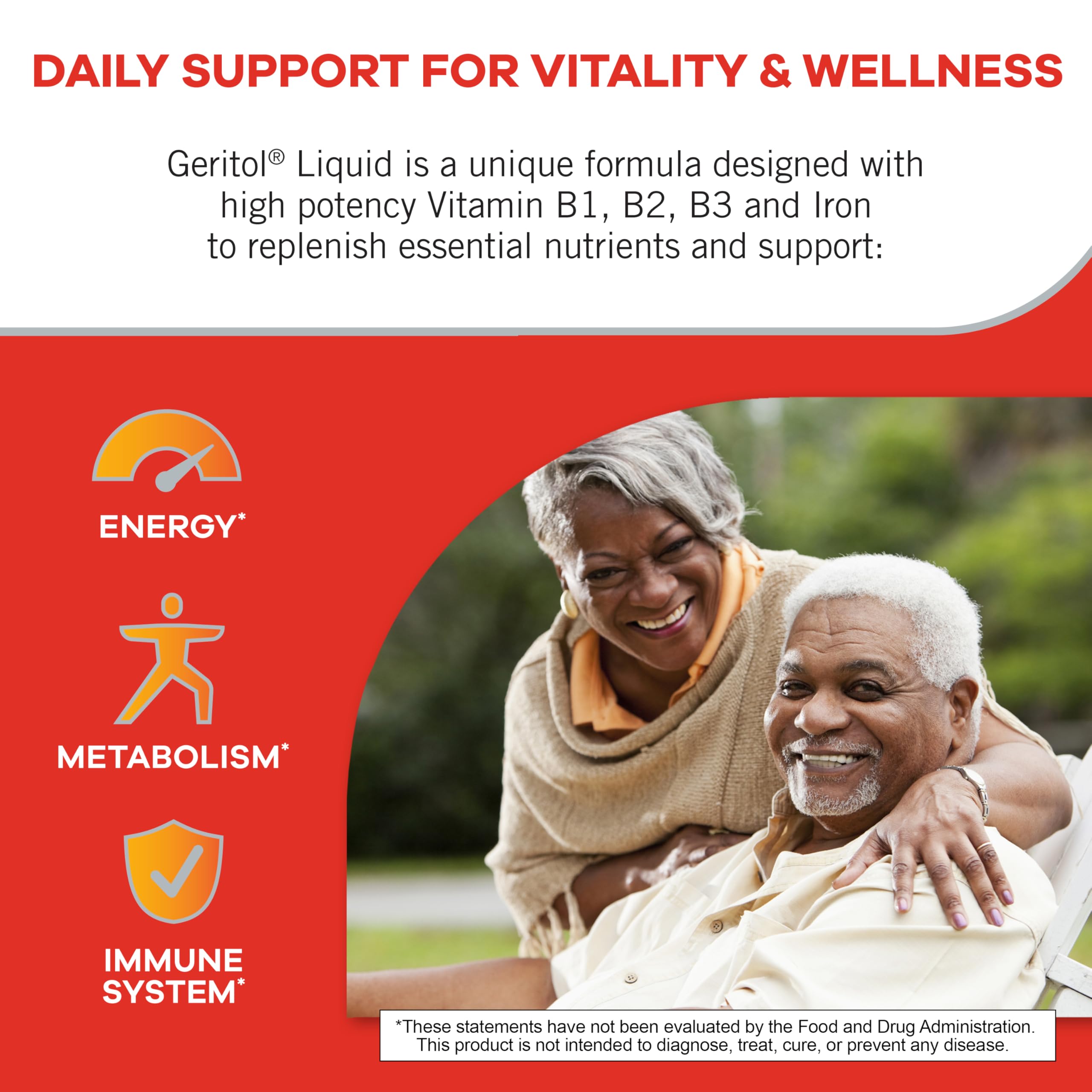 Geritol Liquid Vitamin and Iron for Energy

