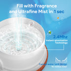 ASAKUKI Essential Oil Diffuser 500ml | Remote Included

