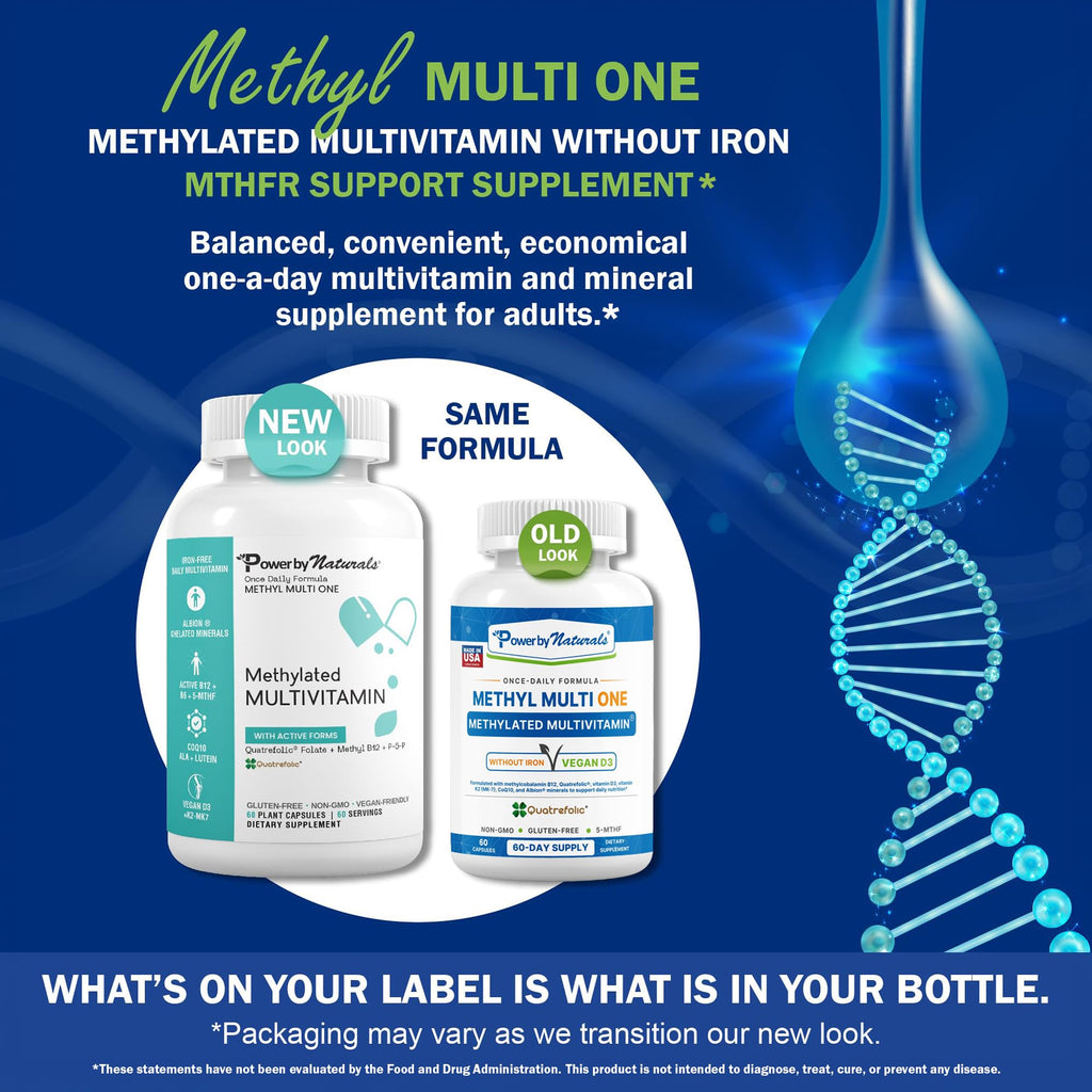 Power By Naturals Methyl Multi One Iron-Free Multi-Vitamin

