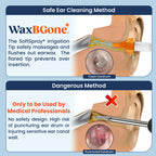 WaxBGone Ear Wax Removal Kit with Irrigation Tips

