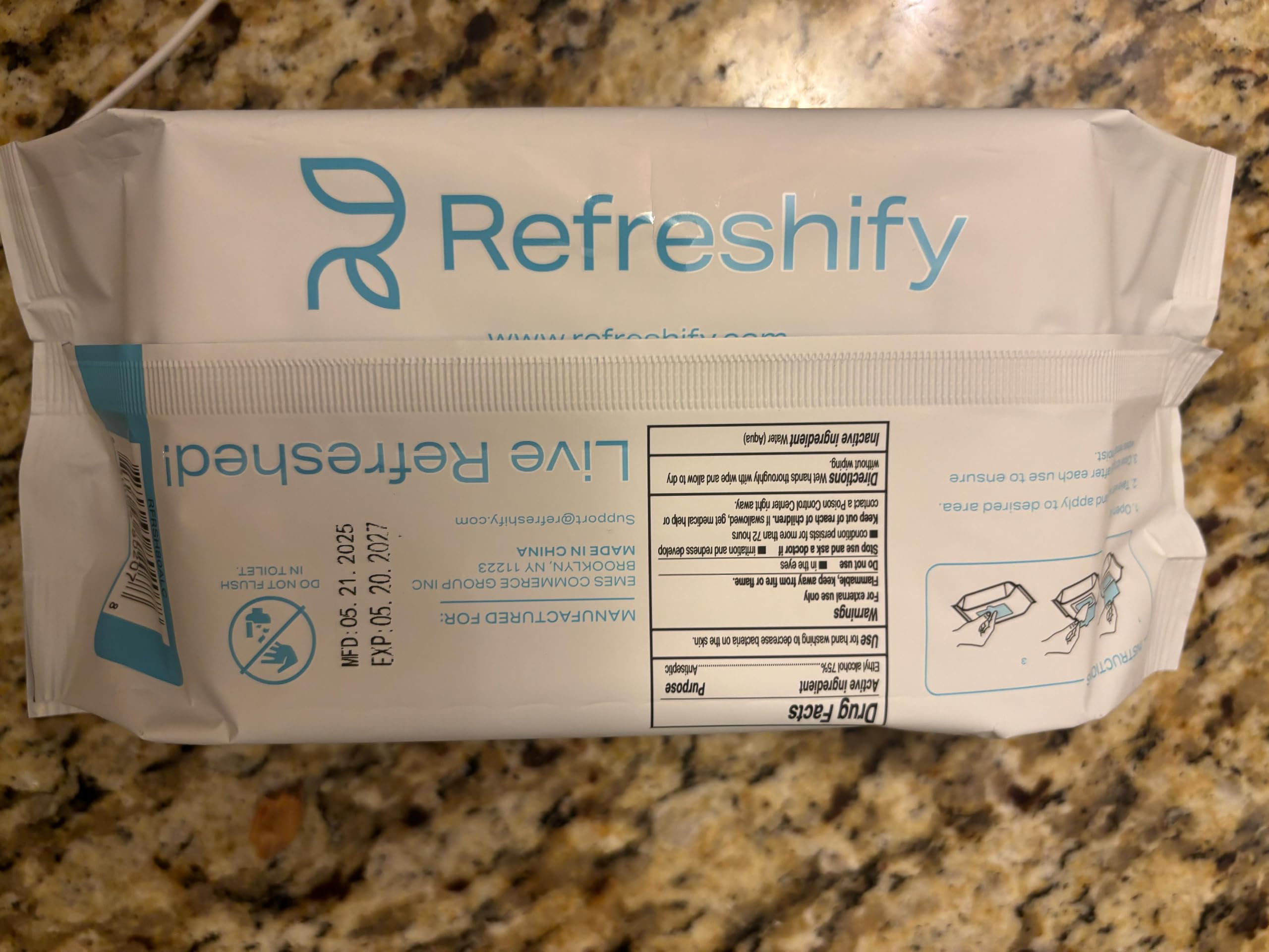 Large Unscented Alcohol Wipes 75% for Travel

