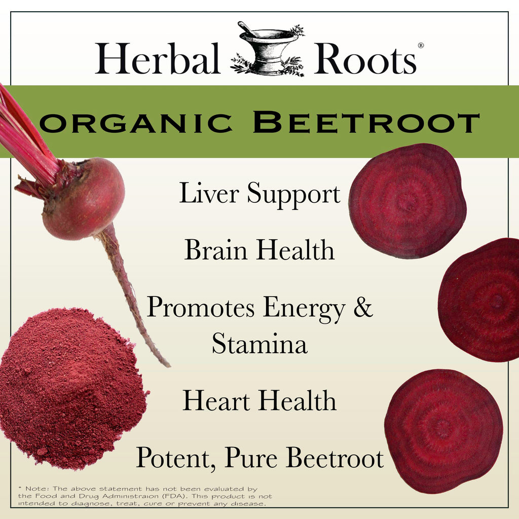 Beet Root Dietary Supplement by Herbal Roots | Quality Tested

