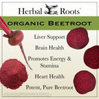 Beet Root Dietary Supplement by Herbal Roots | Quality Tested

