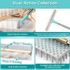 Carpet Rake for Pet Hair Removal - Dual-Action Tool

