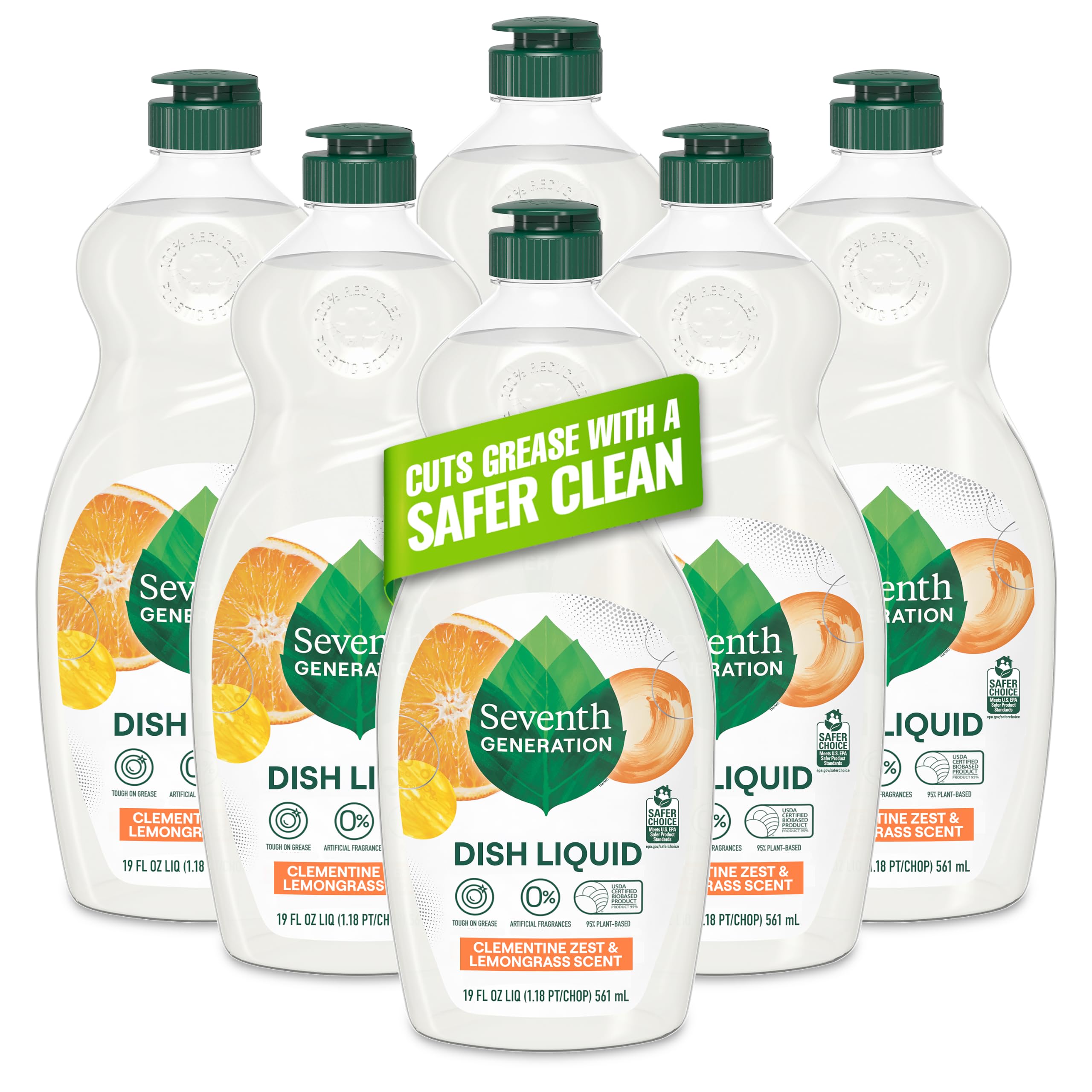 Seventh Generation Dish Liquid Soap Plant-Based Formula