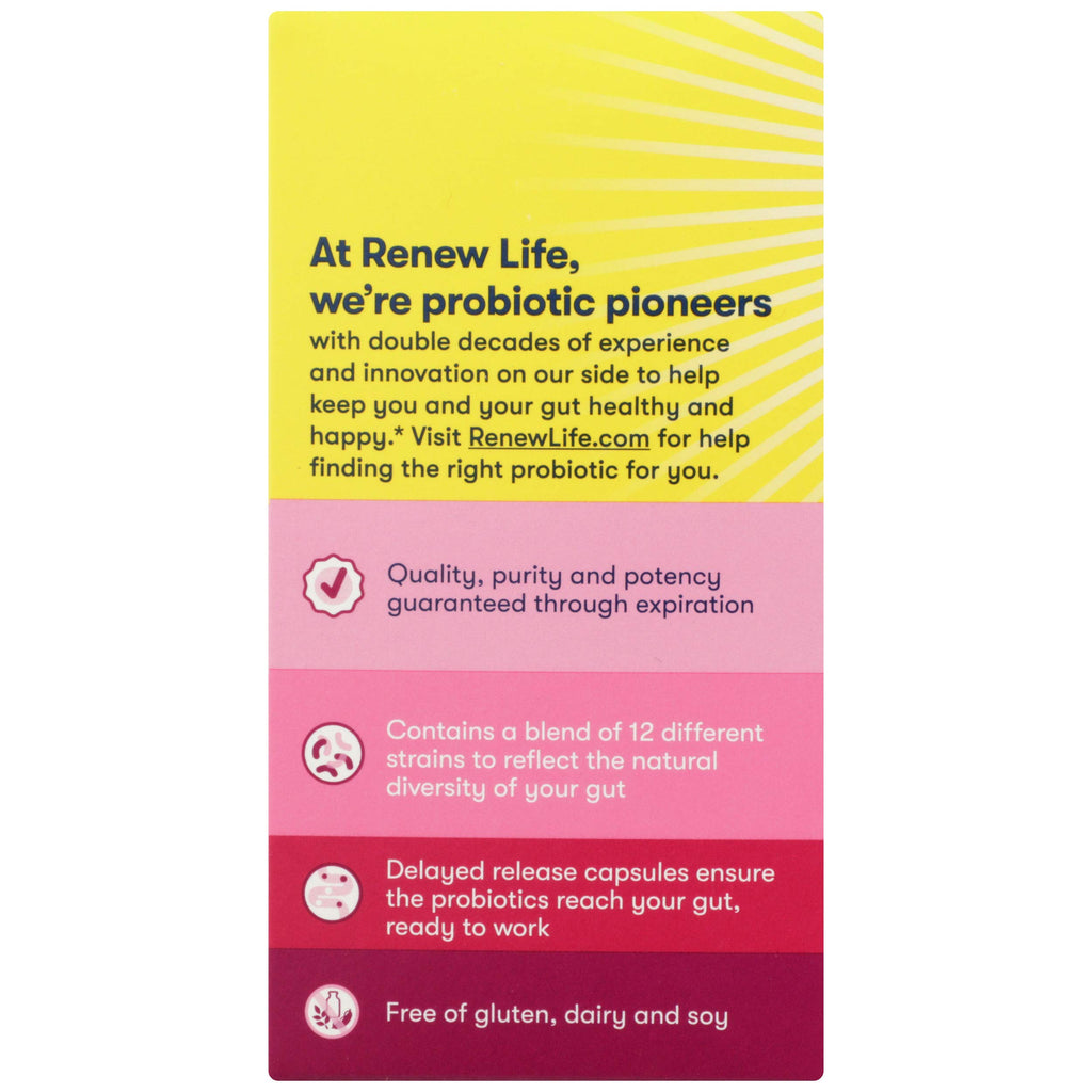 Renew Life Women's Probiotic Capsules for Feminine Health

