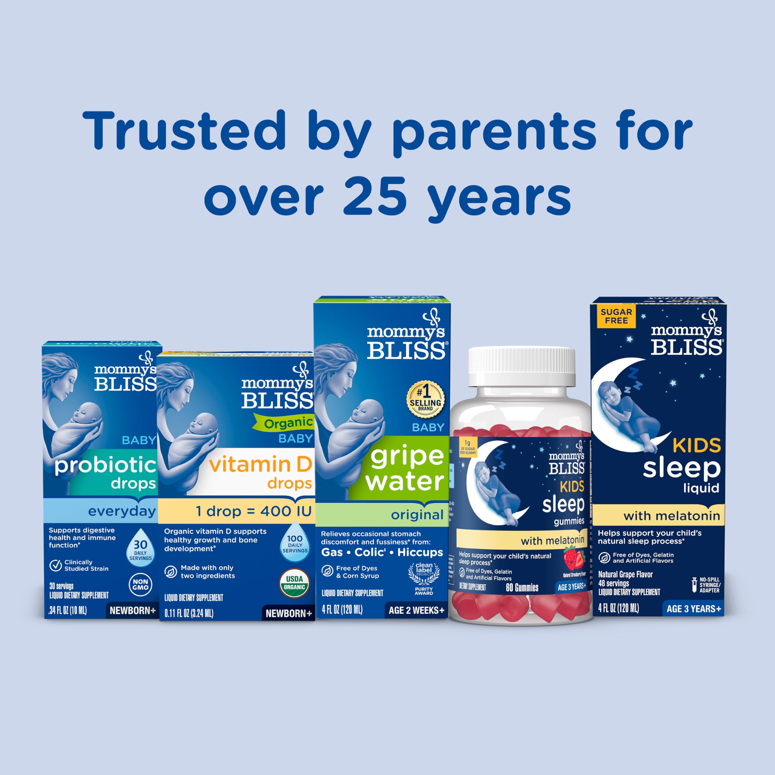 Mommy's Bliss Baby Probiotics + Vitamin D Drops for Infants

