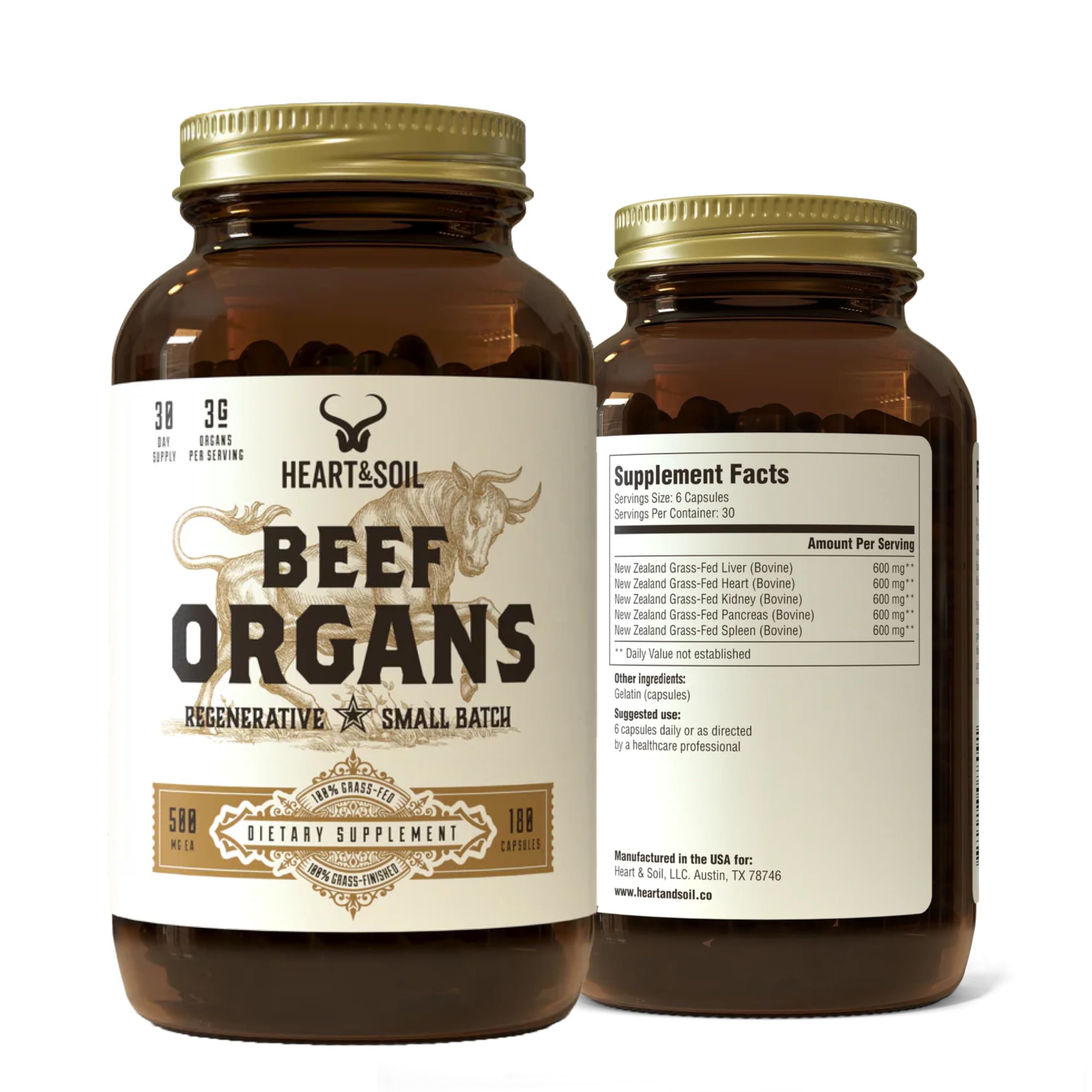 HEART & SOIL Dietary Supplement - Nutrient Capsule