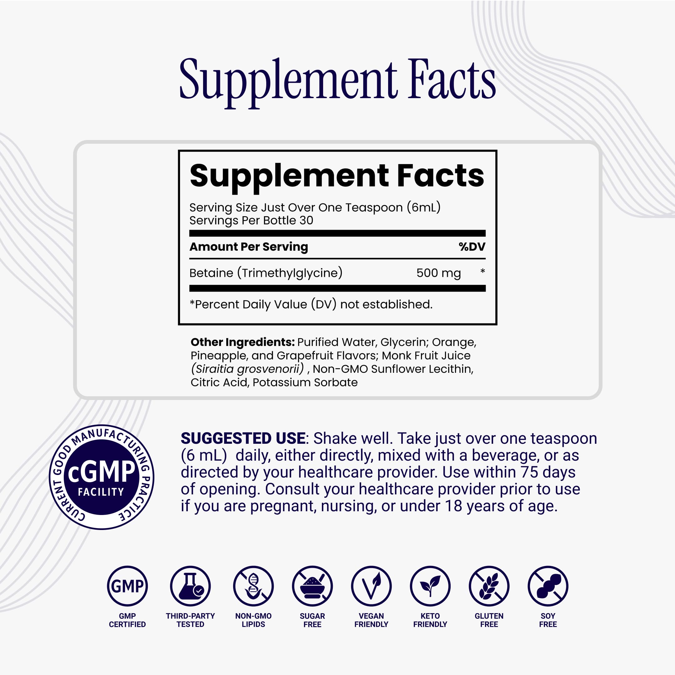 Rho Nutrition Liposomal TMG - Ultra Absorption Supplement

