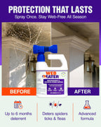 Advanced Outdoor Spider Web Dissolver and Repellent Pet Safe

