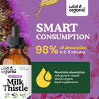 Milk Thistle Liquid Drops – Wild & Organic Liver Support

