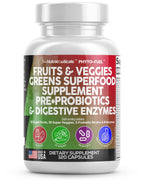 Clean Nutraceuticals Fruits & Veggies Superfood Probiotics

