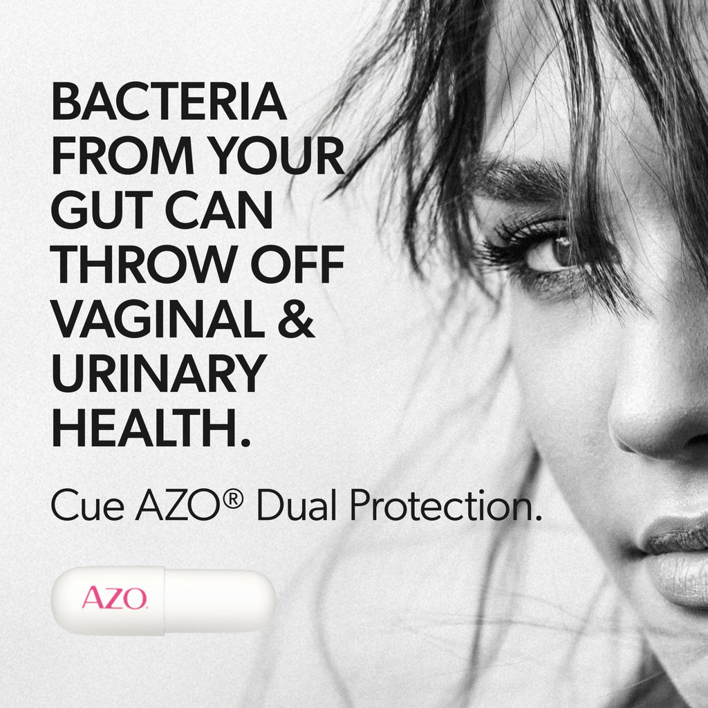 AZO Dual Protection Probiotics for Urinary & Vaginal Health

