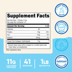 Nutricost Collagen Peptides Powder Grass-Fed Unflavored

