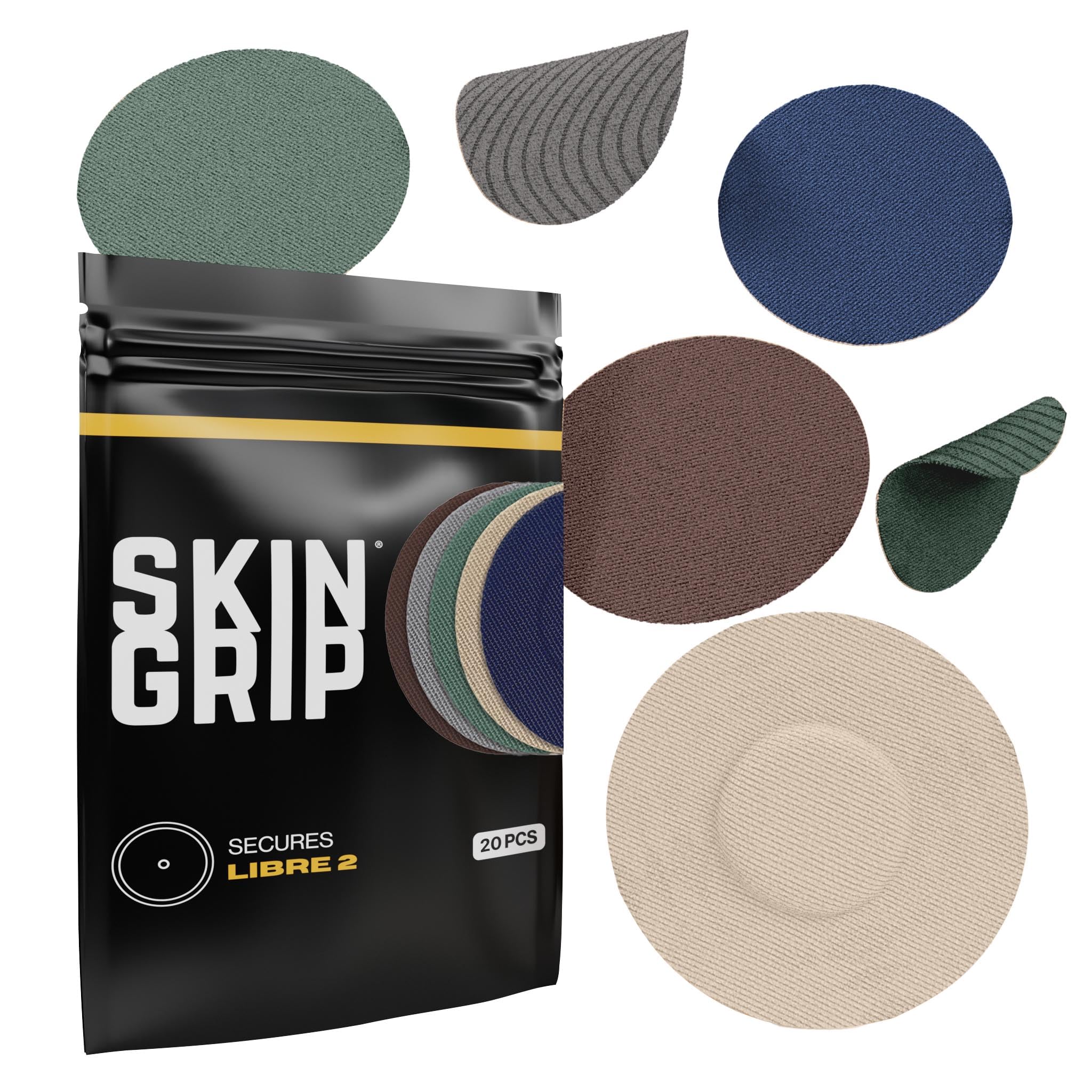 Skin Grip CGM Patch for Sensor Covers