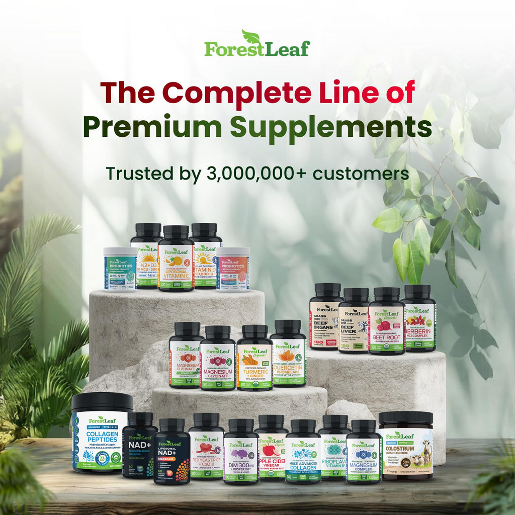 ForestLeaf D-Mannose 1000mg Capsules Urinary Tract Support

