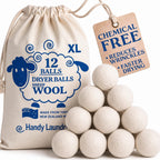 Handy Laundry Wool Dryer Balls - Natural Fabric Softener