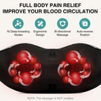 Nekteck Shiatsu Neck Massager with Heat for Relief

