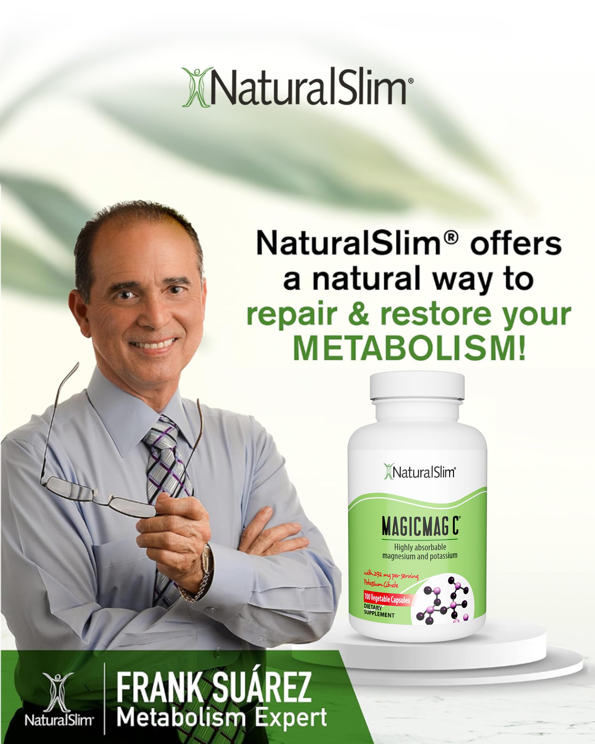 Magnesium Citrate Capsules by NaturalSlim - MagicMag C

