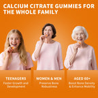 Calcium Citrate Gummies with Vitamin D3 for Bone Support

