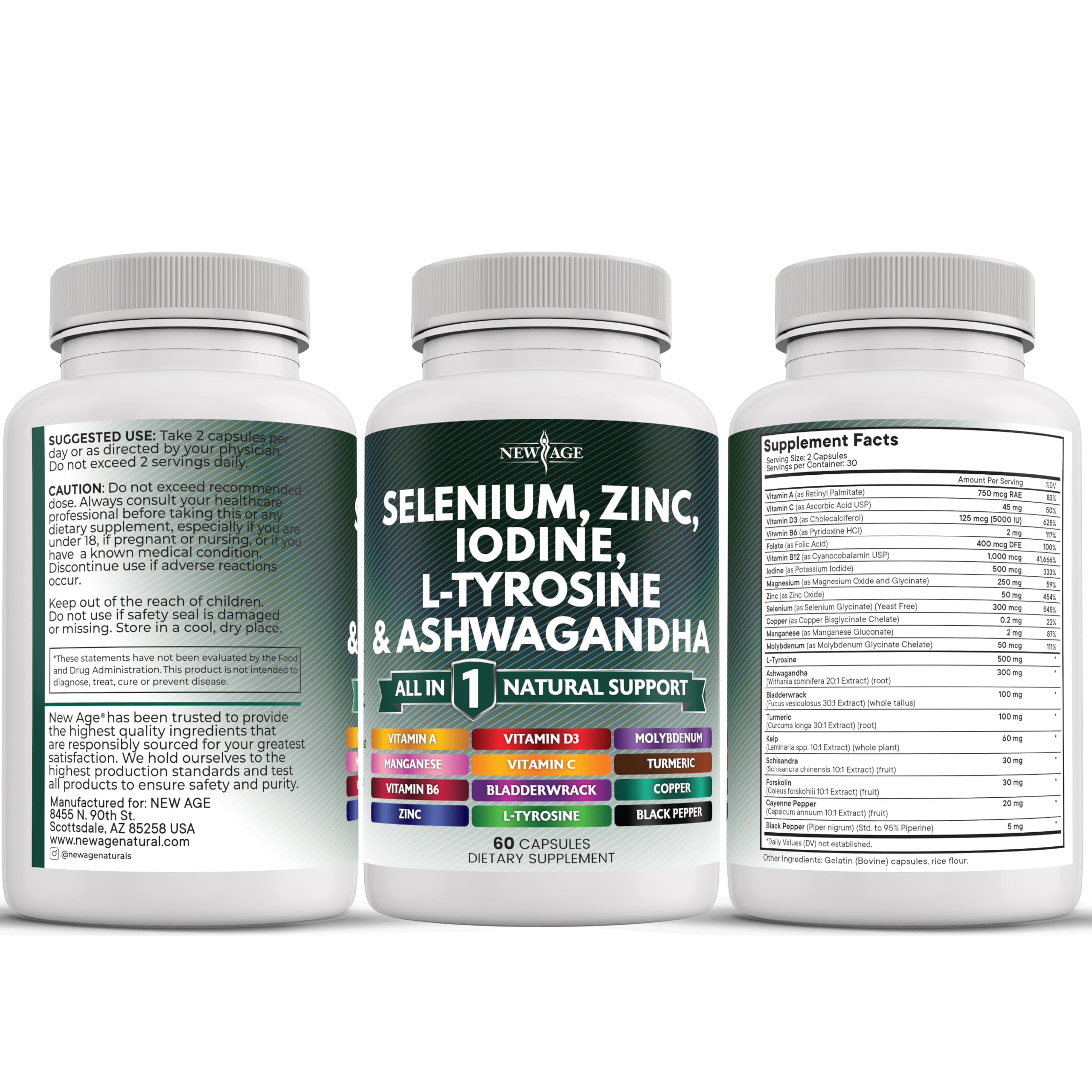 New Age Selenium Complex Dietary Supplement

