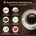 Mushroom Coffee with Adaptogenic Mushrooms – Instant Focus

