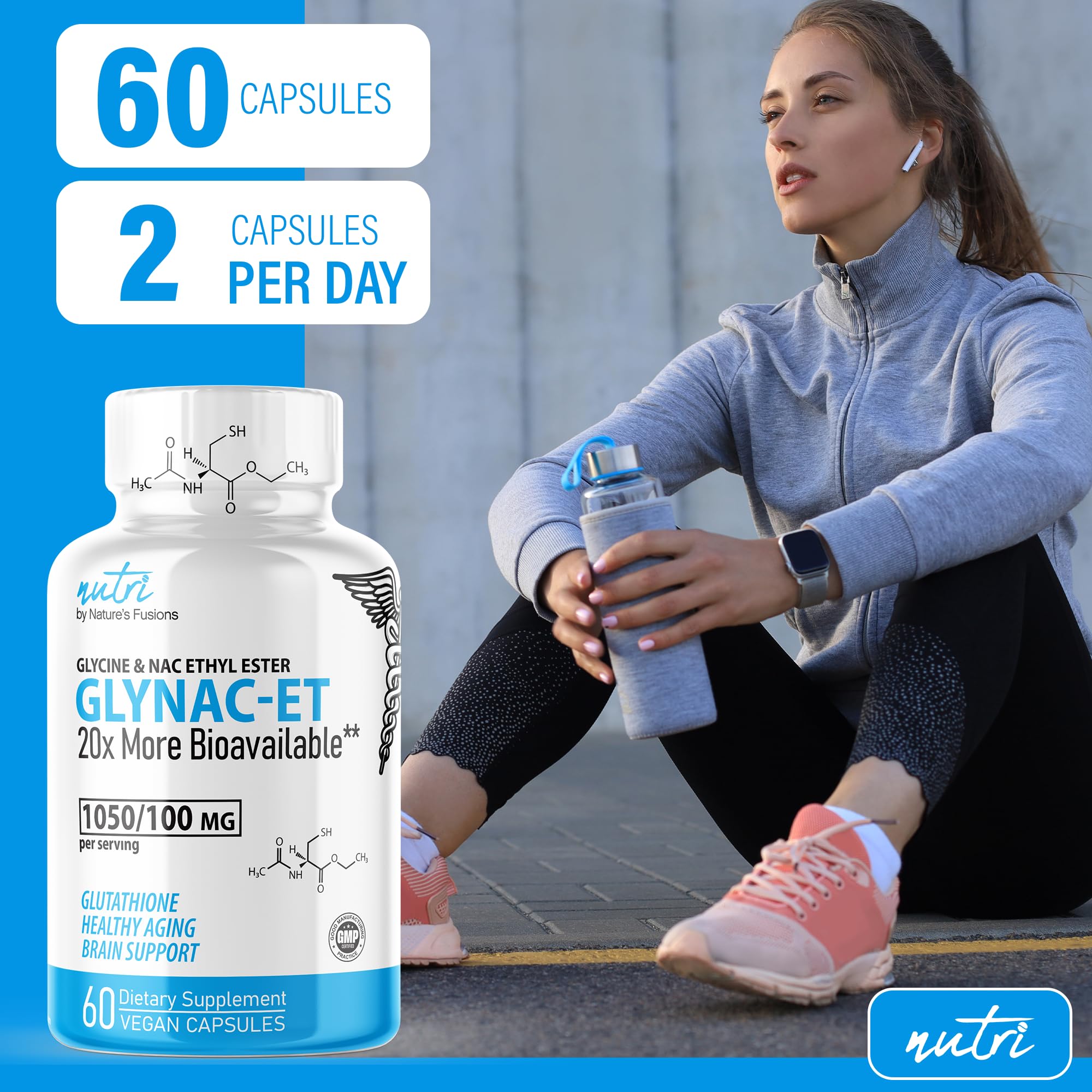 Nutri GlyNAC-ET NAC Supplement with Glycine

