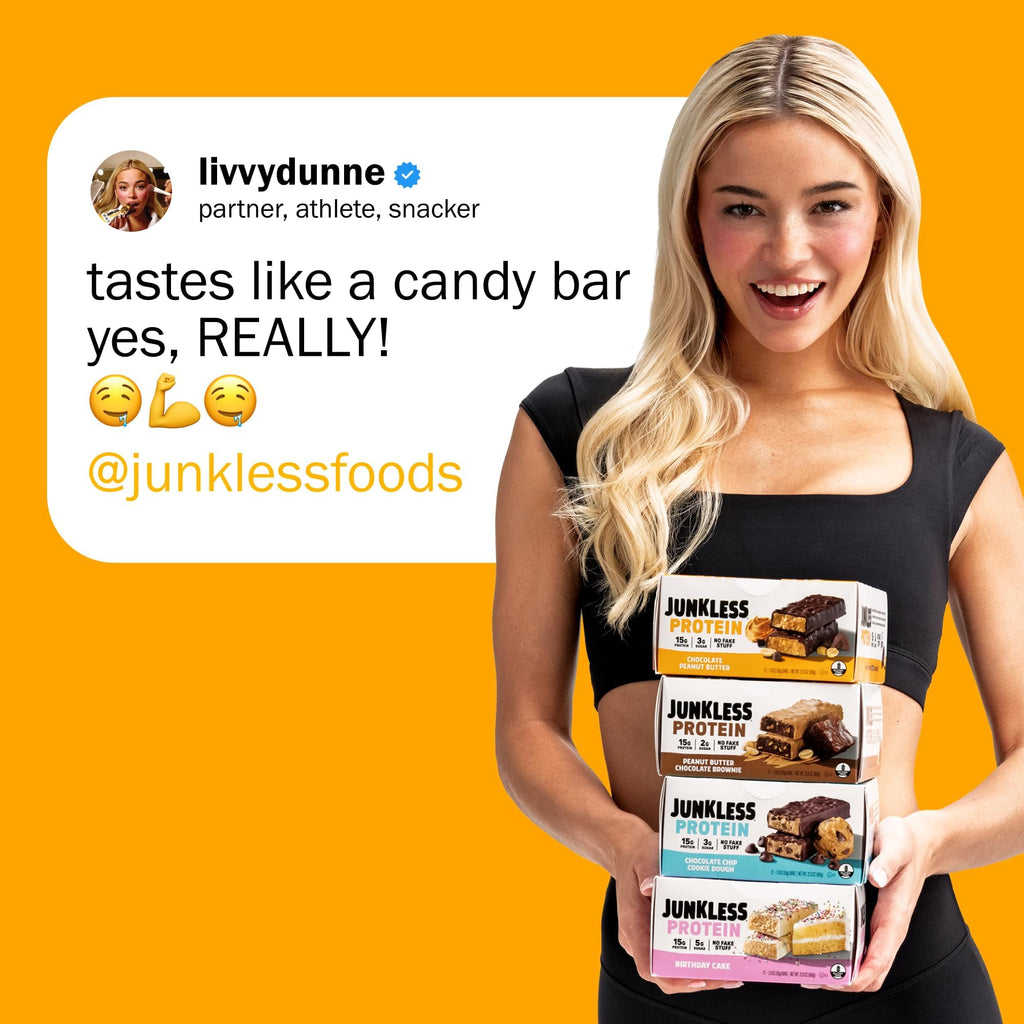 JUNKLESS Protein Bars Assortment – Gluten Free

