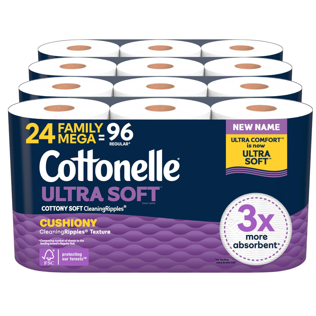 Cottonelle Ultra Soft 2-Ply Toilet Paper | CleaningRipples

