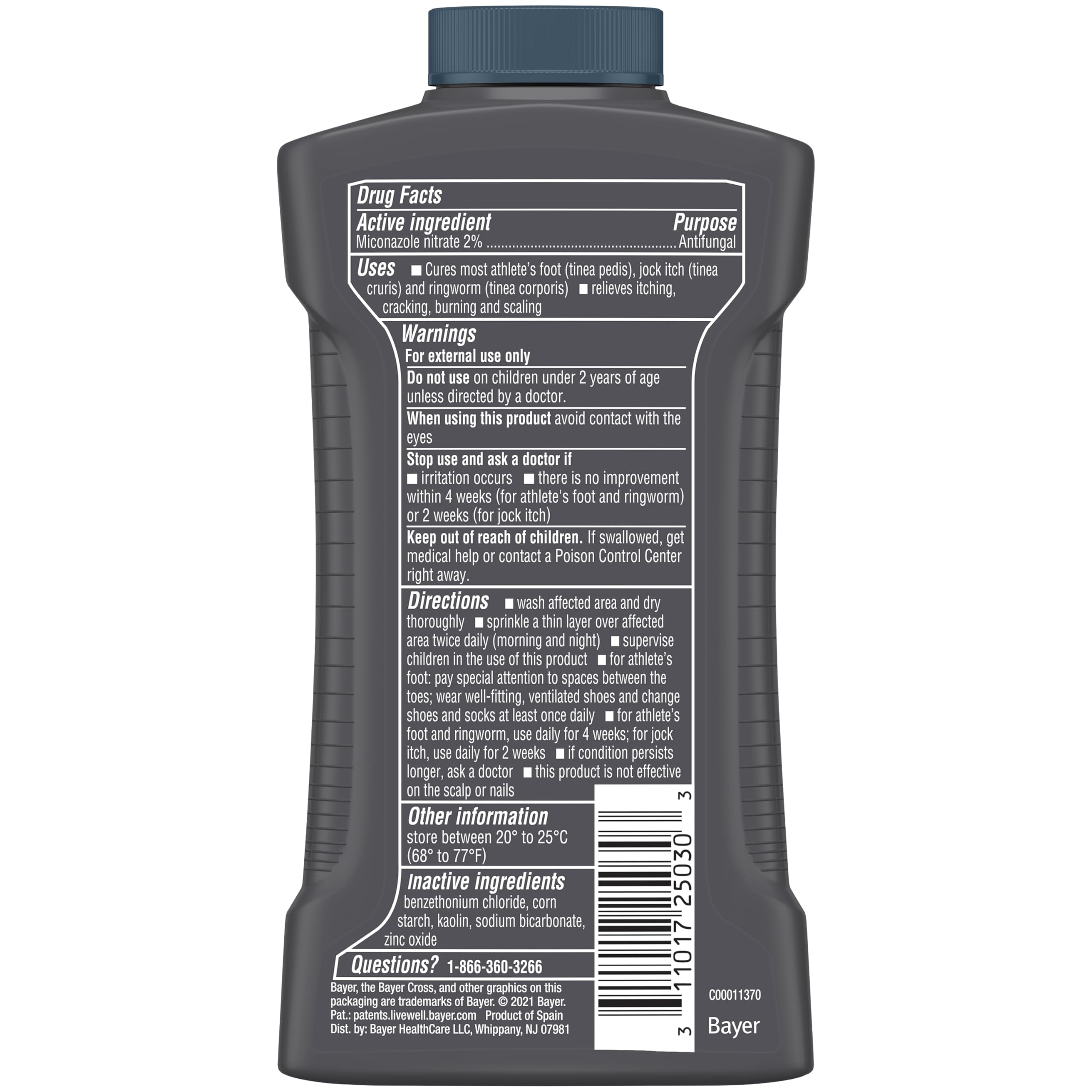 Lotrimin AF Athlete's Foot Powder - 2% Miconazole Nitrate

